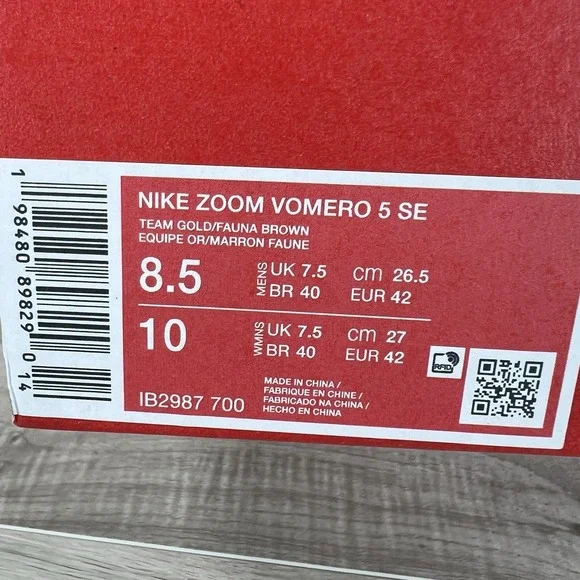 Nike Zoom Vomero 5 Team Gold Seafoam Mens Size 8.5 IB2987-700 - Picture 9 of 9